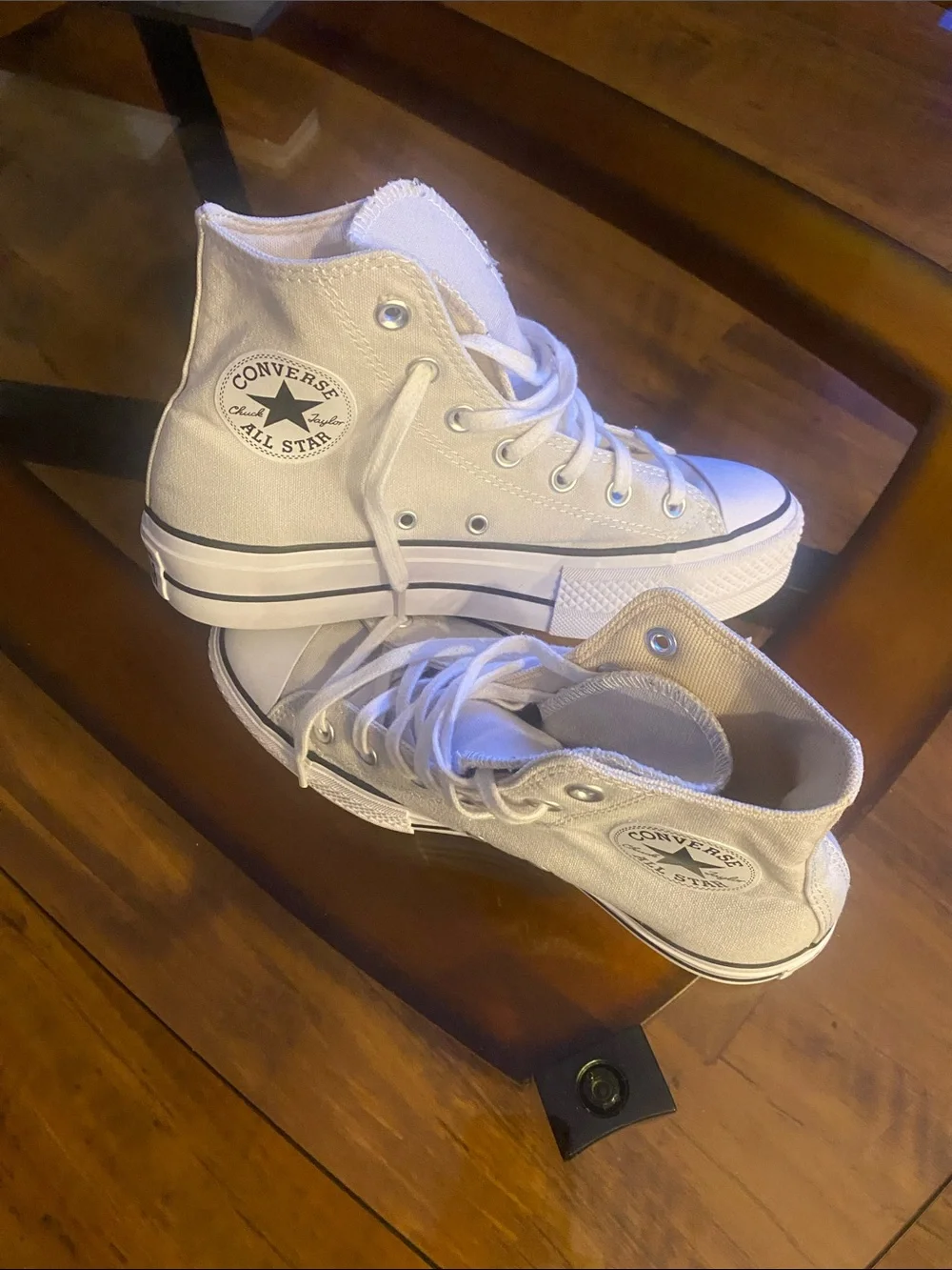 Converse Kids White High Top Chuck Taylor Sneakers